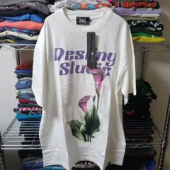 【新品】壱海外製PELH YOUTH LサイズTシャツユニセ　カラー花ホワイト白