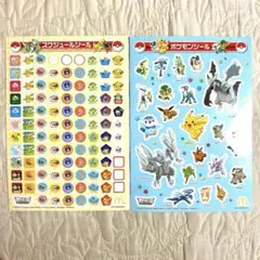 ポケモンシール　2シート　2012年ハッピーセットおまけのサムネイル