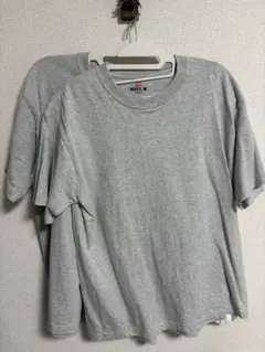 Hanes BEEFY-T グレー 半袖Tシャツ L2枚セット