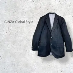 【GINZA global style】　ビジネスジャケット　ウール100%