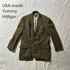 USA製 90s Tommy Hilfiger ツイード テーラードジャケット