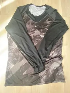 Mizuno ミズノ アンダーシャツ 長袖 ブラック O XL