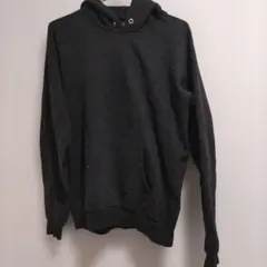 ✨1点限り✨Hanes ブラック フード付き 長袖パーカー ポケットありM