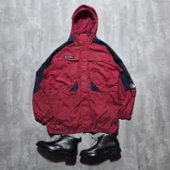 90sColumbiaマウンテンパーカーギア系古着vintageレアポケット