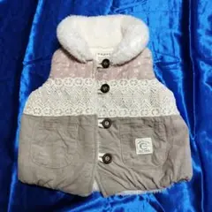 conoco コーデュロイ ファーアウター 80サイズ