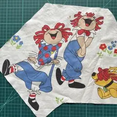 ④アン＆アンディ　意地悪顔　 カットクロス　usedシーツ