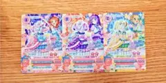 【最終値下げ】アイカツ　スターパラダイスあかり／スミレ／ひなき　全てサイン有 最終値下げ】アイカツ スターパラダイスあかり／スミレ／ひなき 全て