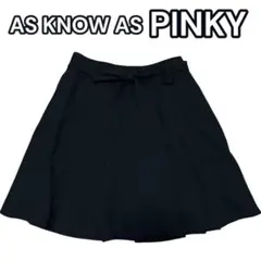 AS KNOW AS PINKY ネイビー キュロット スカート パンツ