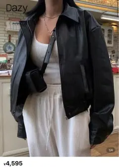Dazy レザー風ジャケット