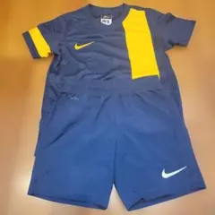【Nike】 キッズXS（身長122-128）サッカーウェア ネイビー/イエロー
