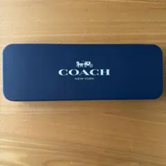 未使用 COACH 万年筆 ボールペン 2本セット 缶ケース付きのサムネイル
