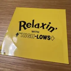The HIGH LOWS ハイロウズ Relaxin ステッカーのみのサムネイル