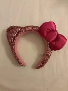 ユニバ キティちゃん スパンコール カチューシャ