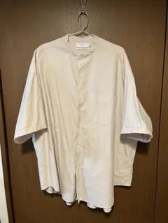 Oxford S/S Oversized Band Collar Shirtのサムネイル