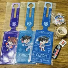 名探偵コナン ラゲッジタグ3点　キーホルダー