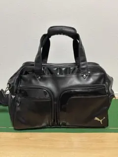 90s PUMA ヴィンテージ ボストンバッグ　黒 PUMA プーマ レトロ ボストンバッグ ブラック ヴィンテージ Y2K