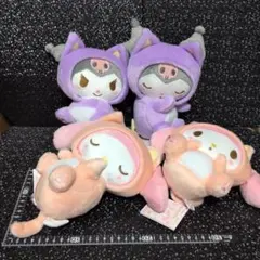 サンリオ　なかよしこねこぬいぐるみ　マイメロディ　クロミ　4体セット まとめ売り