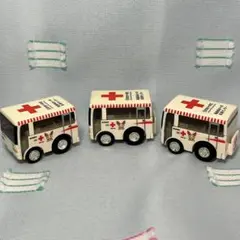 【非売品】チョロＱ　福島県　献血車　献血バス　3台セットのサムネイル