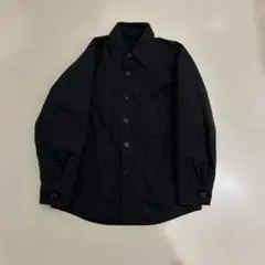 メンズ 長袖シャツ ジャケットブラック Mサイズ