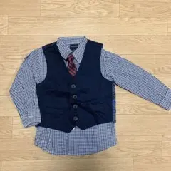 boys シャツ×ネクタイ×ベストセット（NAUTICA/Macy's）