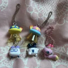 たまごっち　UFOスイング　ガチャ　玩具　３個　みみっち　ますくっち　みゃおっち