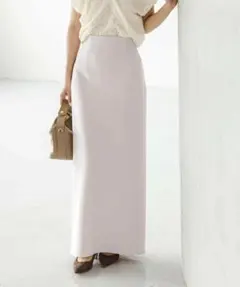 NOBLE / ノーブル　コンフォートジャージーライクタイトスカート