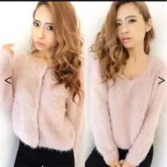 シャギーニットカーディガン ニット