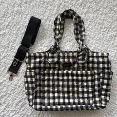 MARC BY MARC JACOBS ギンガムチェック トートバッグマザーのサムネイル
