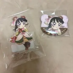 鬼滅の刃　実りの秋まつり2025 アクスタ&くま缶バッジ　栗花落カナヲ