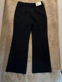 UNIQLOスマートフレアパンツ　丈長め　XL 黒