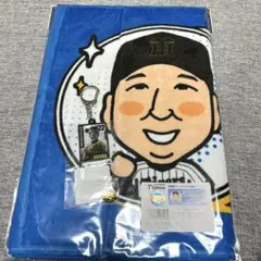 阪神タイガース 藤川球児 似顔絵フェイスタオル グラフィックアクリルキーホルダー