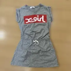 x-girl ノースリーブワンピース 110サイズ グレー