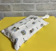 ソフトパックティッシュカバー　 ハンドメイド　ハシビロコウ