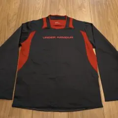 UNDER ARMOUR 長袖サッカーシャツ 140cm 黒/赤　YMD