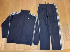 adidasアディダス3ストライプス ウインドブレーカージャケット裏起毛