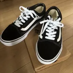 VANS オールドスクール ブラック ホワイト スニーカー　24cm ほぼ未使用