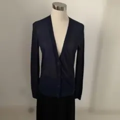 UNIQLOネイビー 薄手カーディガンＬサイズ