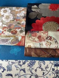 華やか花柄 袋帯5点おまとめ出品