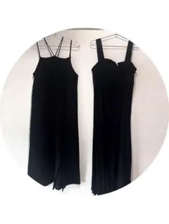 SNIDEL ブラックキャミワンピース　size1