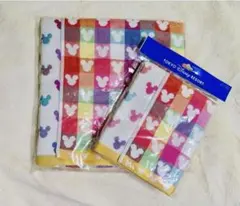 ディズニーランド ミッキーフェイス柄　バスタ オル＆フェイスタオル