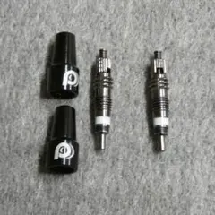 Panaracer　　バルブコア+アルミ製バルブキャップ 2個セット