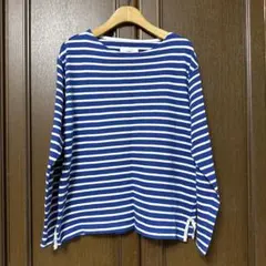 希少　✨　美品　YARRA 青ボーダートップス　長袖　ヤラ　ブルーのサムネイル