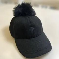 DESCENTE レディース ゴルフ キャップ ポンポン付き