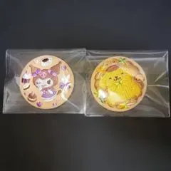 サンリオ 刺繍缶バッジ クロミ ポムポムプリン セット