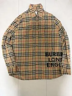 【美品】BURBERRY LONDON シャツ トップス　プリント メンズ ロゴ