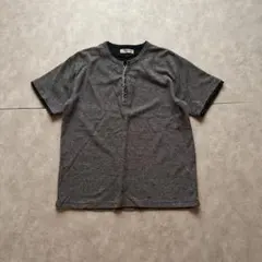 grunge boarder short sleeve shirt black - メルカリ