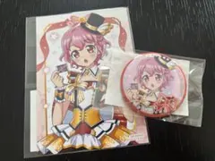 まるくじ プリパラ レオナ 缶バッジ 購入特典ブロマイドのサムネイル