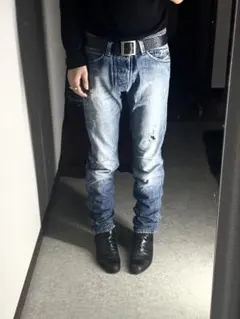 00s archive DIESEL コーティングデニム ラスター - メルカリ