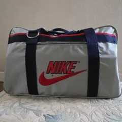 90s - 00s old NIKE 刺繍ロゴ 大容量 ボストンバック 旅行 70s NIKEナイキ ボストンバッグ ベージュ - Sixpacjoe Web Shop