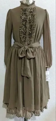 ロイスクレヨン フリルレース付き ゴシック ロリータ ワンピース